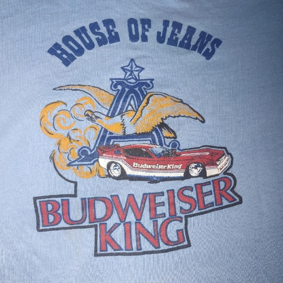 *Vintage Budweiser Kenny Bernstein T-shirt - Picture 2 of 2